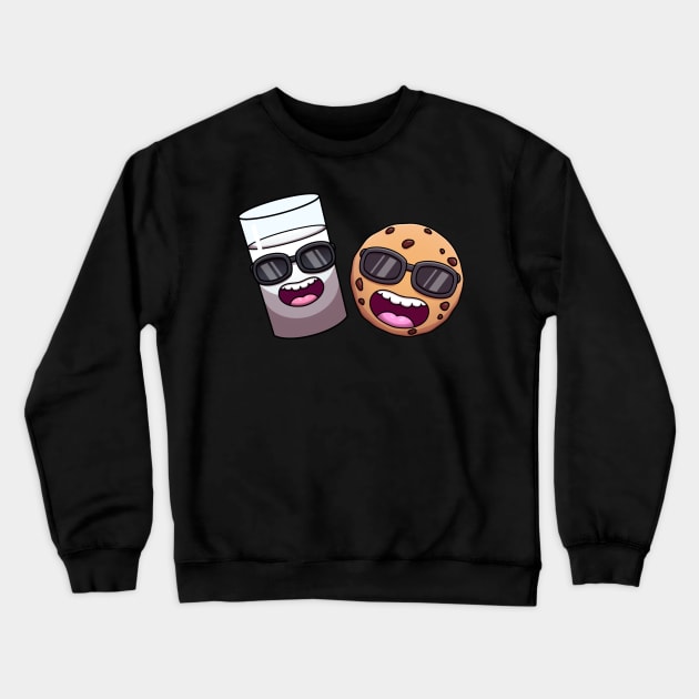 Cool Milk And Cookie Crewneck Sweatshirt by TheMaskedTooner